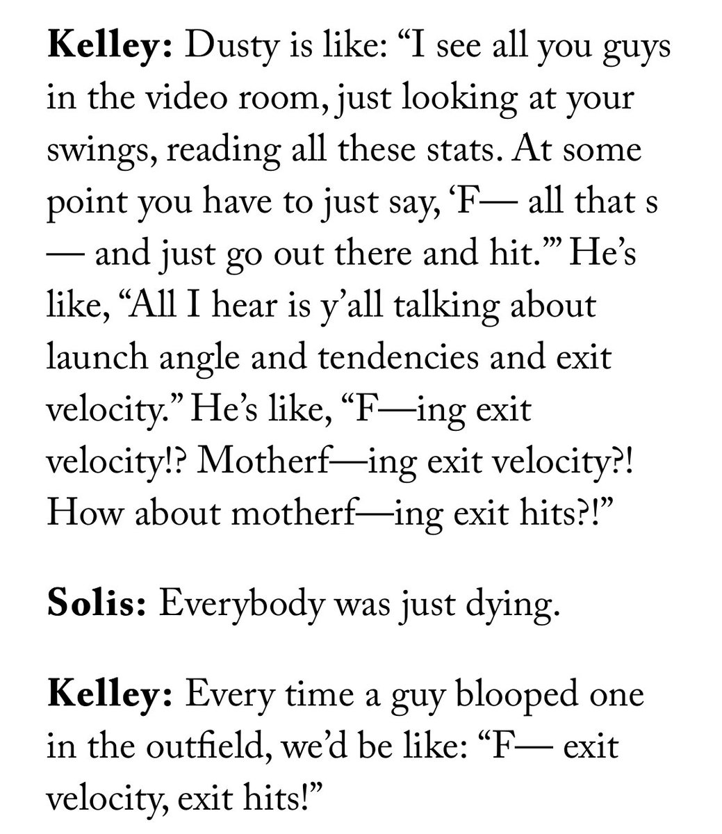 Why do players love playing for Dusty Baker? Let them explain “The Legend of Dusty” through some of their favorite stories about the most interesting man in baseball. Story with <a href="/JaysonJenks/">Jayson Jenks</a>, <a href="/BrownieAthletic/">Daniel Brown</a> and <a href="/ctrent/">C. Trent Rosecrans</a>:

theathletic.com/3598483/2022/0…