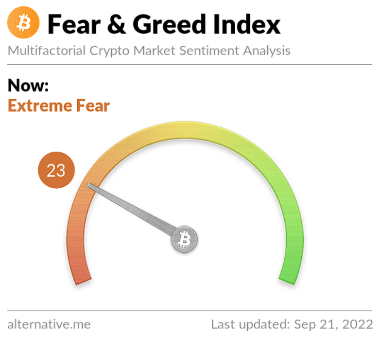 BrilloGP's tweet photo. #FearandGreedIndex #FGI at 23 Extreme Fear #BTC at 19.25k #Bullish on trend (Double Bottom). Buy the FEAR and HODL for financial freedom #Bitcoin #Blockchain #LightningNetwork #DCA #HODL #Buythedip #DiamondHands #WinterIsOver #JuneIsBottom #WyckoffSpring https://t.co/ySPc7NzraZ