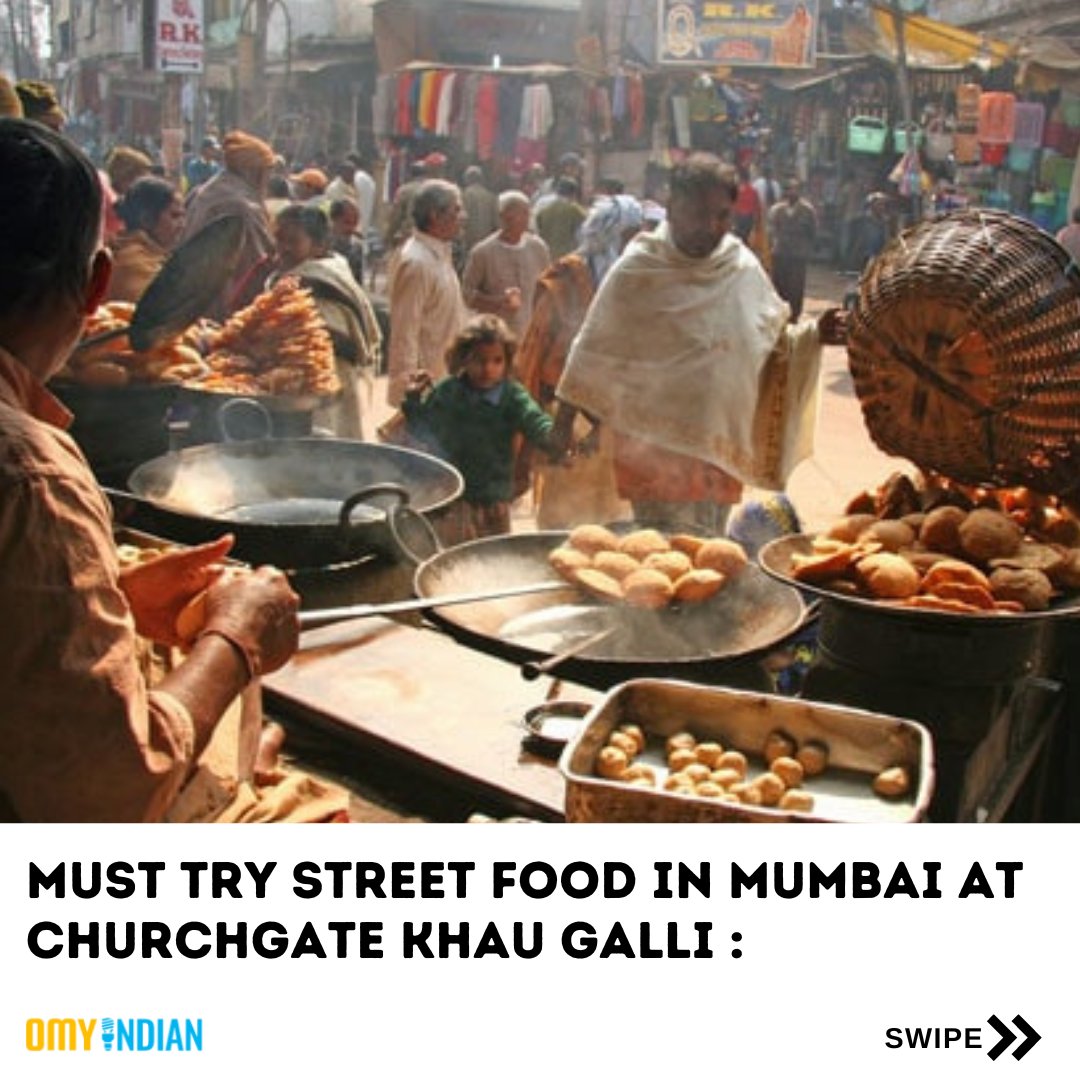 omyindian's tweet photo. When you're in Mumbai, you cannot miss out visiting this Khau Galli & the mouth-watering snacks here! ๐
Tag your foodie partner in the comments ๐คฉโคต๏ธ
#omyindian #food #foodie #Mumbai #India https://t.co/tP9qbgPBGk