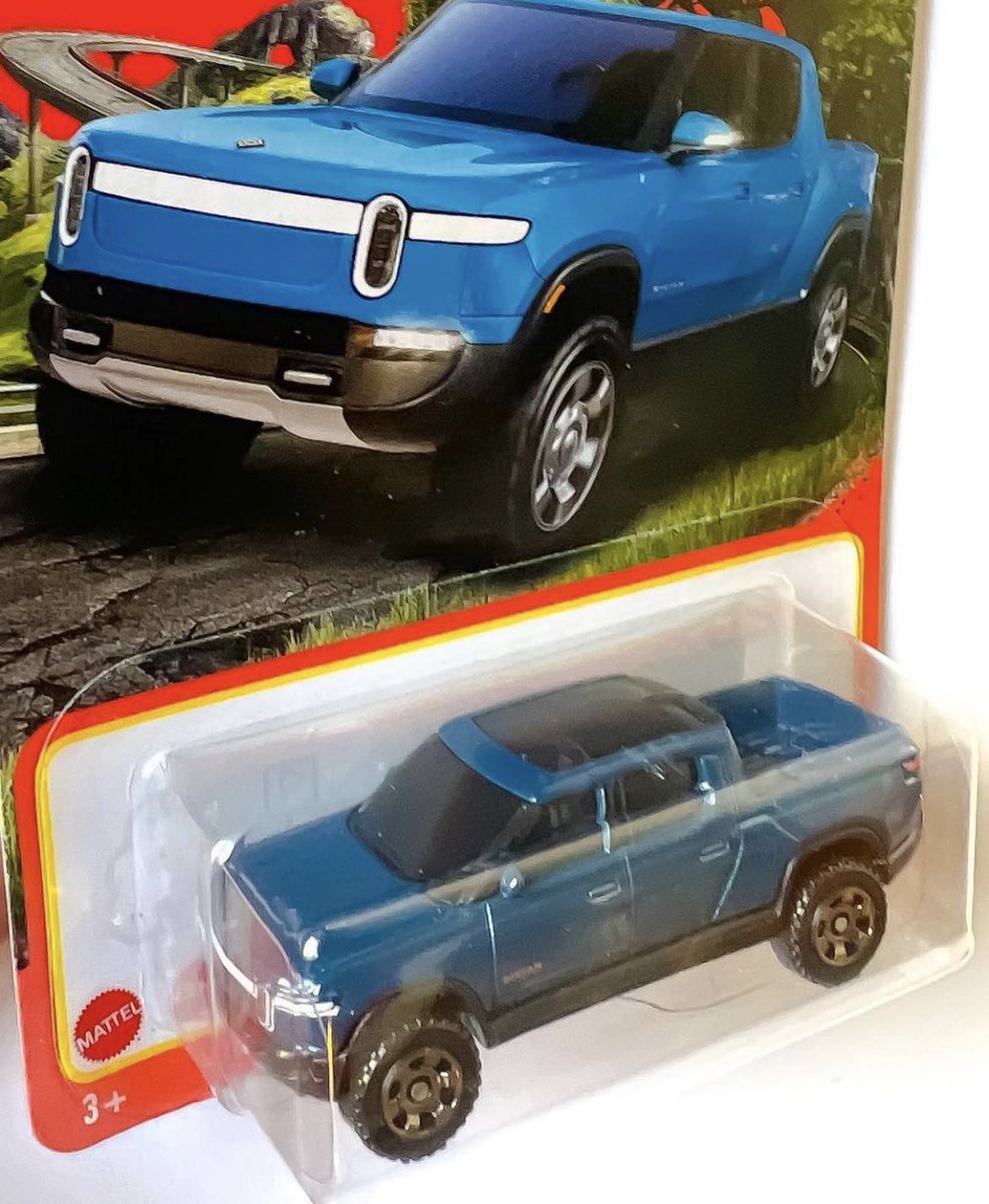 RivianUpdates's tweet photo. I’m late to the party… but here’s a look at the Rivian Matchbox! ⚡️🔋

More colors are to come.

📸 : @firststate_r1t via Instagram
#rivian @rivian @RJScaringe https://t.co/rsogEfJRAW