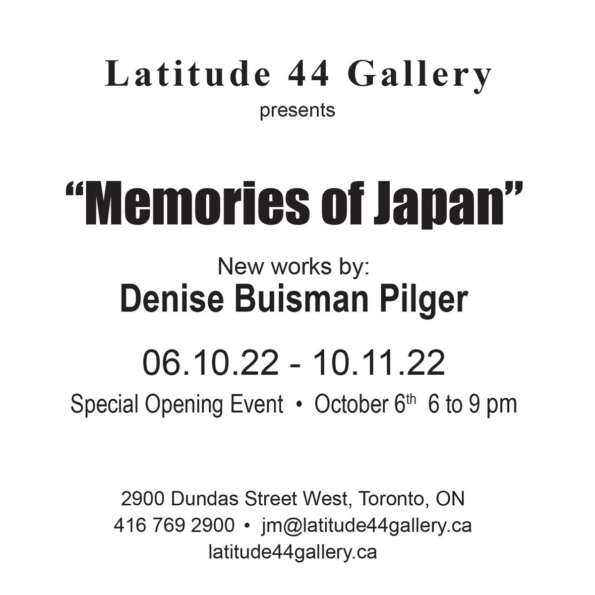 TheArtistAbroad's tweet photo. I have a solo exhibition coming up in about two weeks. I am bringing Japan to Latitude 44 Gallery Framing Décor!!!
https://t.co/nq5eebzjjj
If you're in the Toronto area I would love to see you on opening night, October 6th, from 6-9pm!
Thank you for sharing! 💖💖 https://t.co/2Qzc0FqAZk