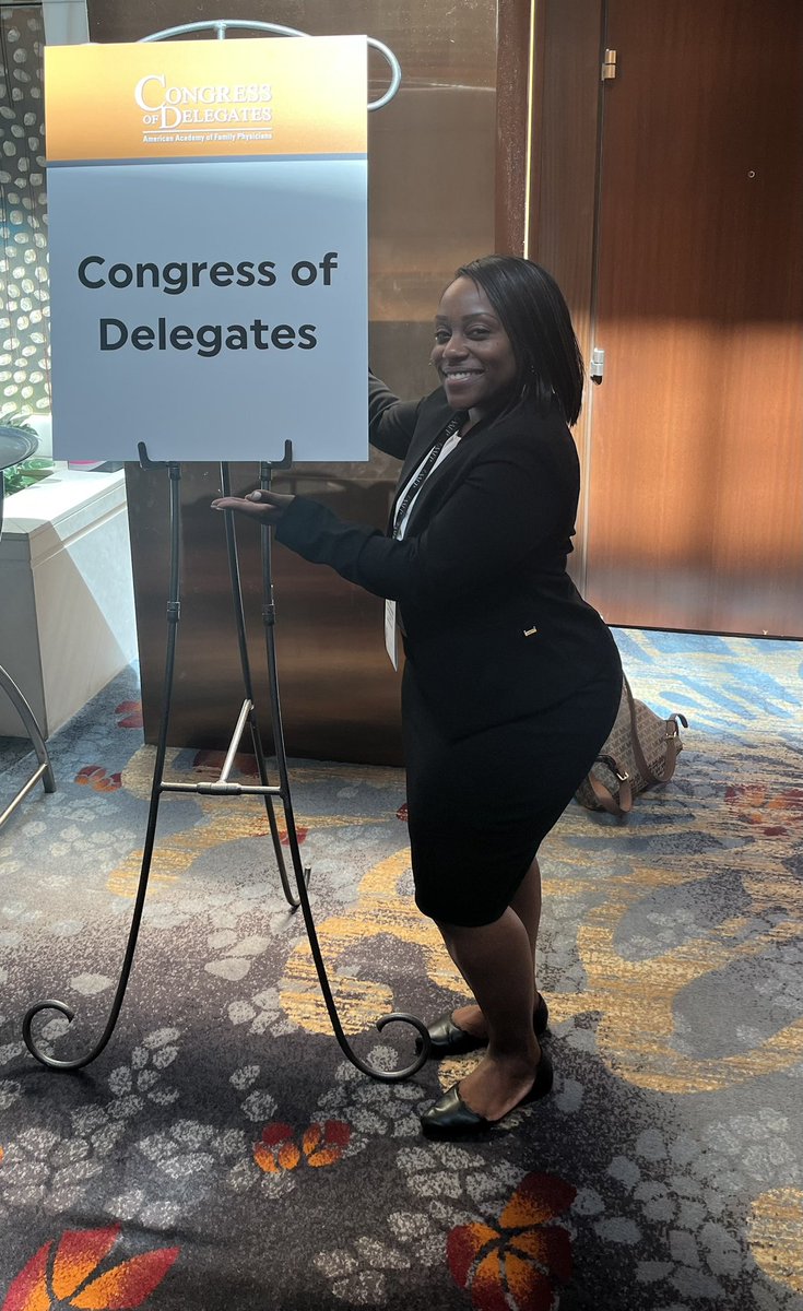 DCAFP's tweet image. @DCAFP Chapter Executive checking in @aafpcod to support the our mighty DC delegation that is advocating for policy in support of #dcstatehood and primary care #FMRevolution