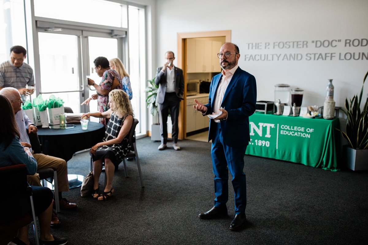 UNT_COE's tweet photo. Last night we hosted our annual Salute to Faculty Excellence Reception. Five faculty recipients were awarded based on their achievements.
Congratulations to those awarded!
#UNT #FacultySuccess #UNTFaculty https://t.co/1Y1gKlydzA