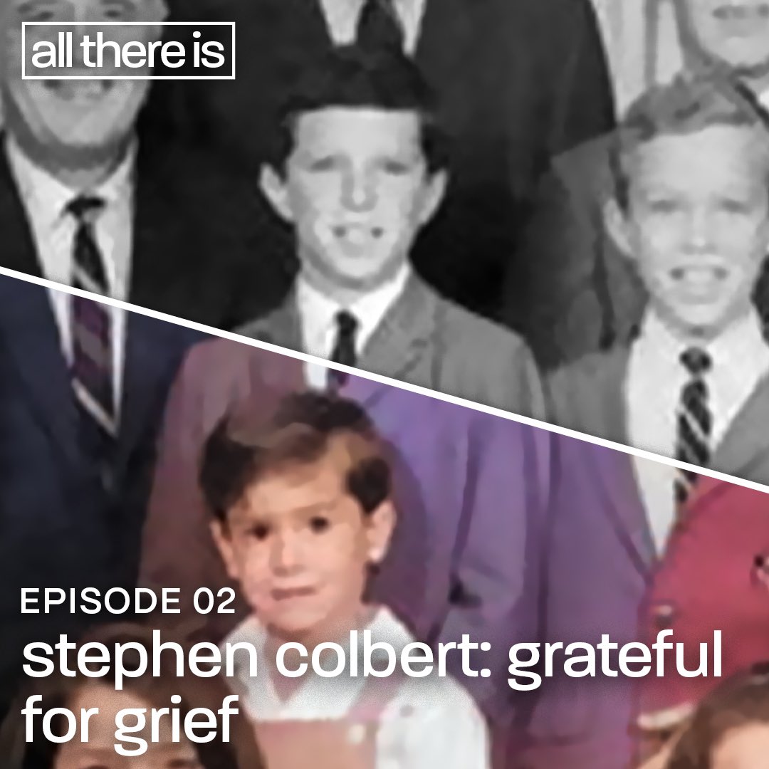 I’ve never heard someone talk about grief in the way @StephenAtHome does in this deeply moving conversation. How Stephen came to “love the thing he most wish had never happened.” It’s episode 2 of my new podcast #AllThereIs. Listen on @ApplePodcasts. apple.co/anderson