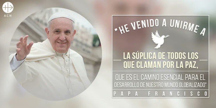 ACNMex's tweet image. "Todo el mundo habla de #paz, pero ahora mismo, ¿cuántas #guerras hay?" #PapaFrancisco. Recemos por la paz en #Ucrania #Rusia, #Azerbaiyán y #Armenia, #Siria, #África, #Mozambique, #Eritrea y #Etiopía, #Myanmar.