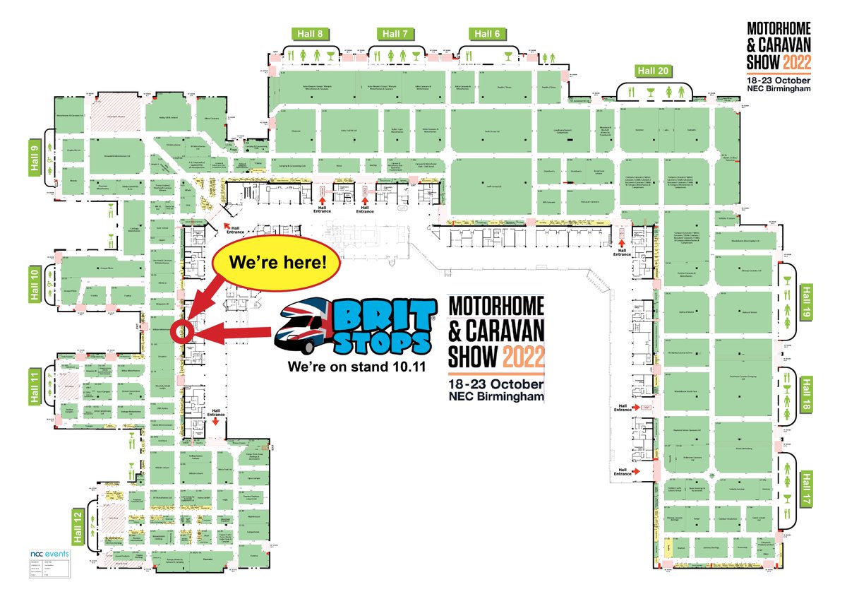Quick heads up that we'll be at the NEC motorhome show 18-23 Oct. Stand 10.11 in hall 10. Discount on advance ticket purchase when using promotional code EX1.