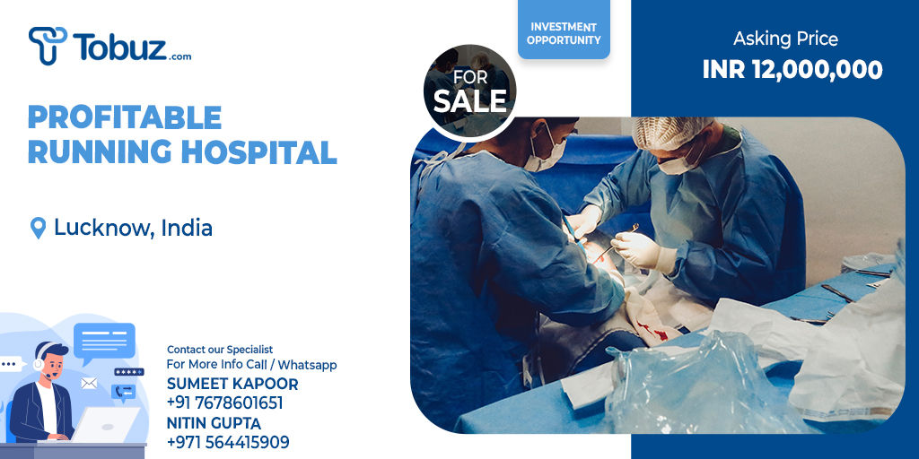 A running Hospital is up for sale in Alambagh, Lucknow, Uttar Pradesh, India. It is located on the Main VIP Road Alam bagh for sale with 35 beds, including ICU.

INFO👉bit.ly/3BuEhsZ

#Selling #Buying #Tobuz #Business #India #HospitalBusinessForSale #HospitalForSale