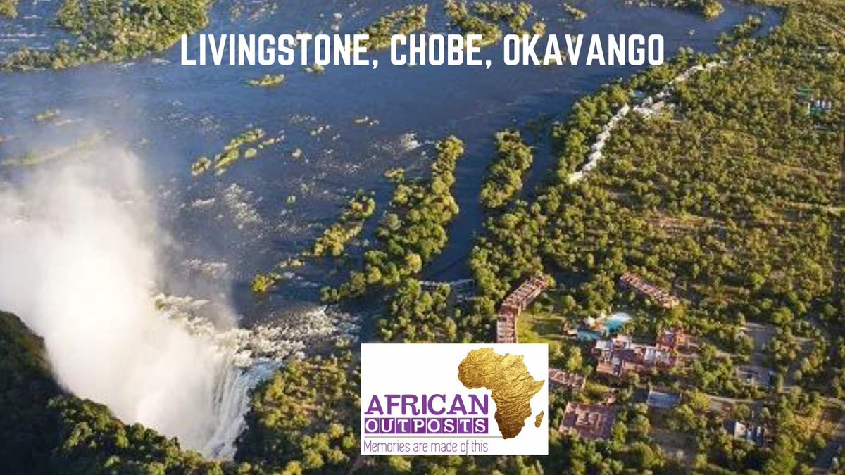 Africanoutpost's tweet photo. 6 Nights Livingstone, Chobe and Okavango Delta Safari – Fly in
Consider this a 3-in-1 #safari. Vic Falls #Chobe #Elephants and the Okovango Delta awaits your visit.
https://t.co/hKMl8s2Knw
Plan your adventure by emailing reservations@african-outposts.com https://t.co/PMq2lKztpv