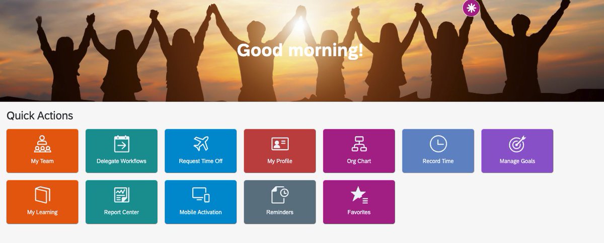 #successconnect  2022 - Here is  @awils product keynote summary @successfactors in 15 tweets.
Reimagined homepage - provided quick access to goals, learning courses, rewards, time tracking, and more.