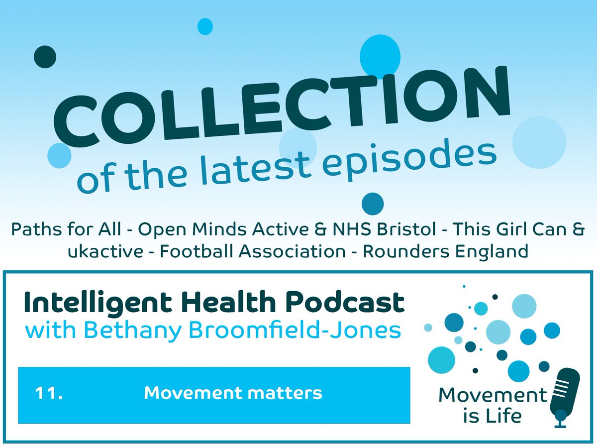 _bradio's tweet photo. Ep 11 of Movement is Life🎙️is a compilation special, to celebrate #NationalFitnessDay ft. @PathsforAll, Open Minds Active &amp; NHS Bristol, @ThisGirlCanUK, @FA, @RoundersEngland. We ask why does movement matter? How do you keep active? And so much more! https://t.co/FuYxA8lKjO https://t.co/cL3NGVBrli