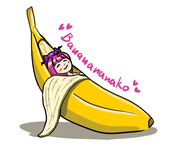 KAJAGAMl's tweet photo. @wearecohaesio @AiyaVtuber etwas verspätet aber hier meine Bananananako https://t.co/WdLb3jgJ7F