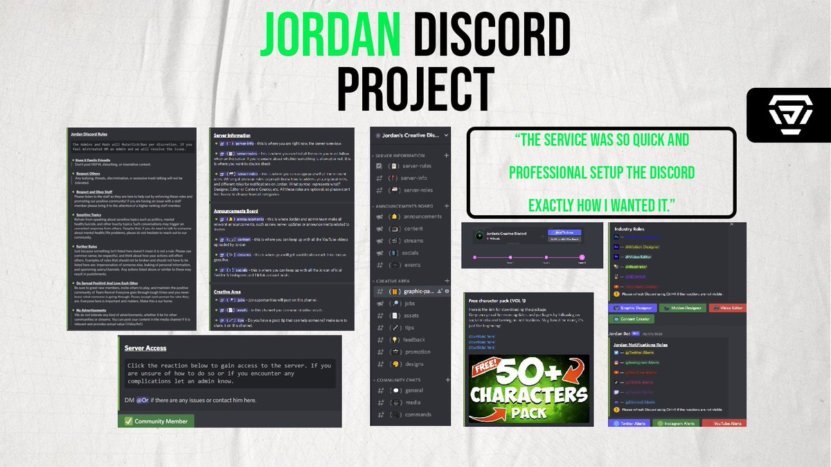 dispertt's tweet photo. discord project for client 💚 

dm us today to get your discord services. https://t.co/Hl8cpGrlY2