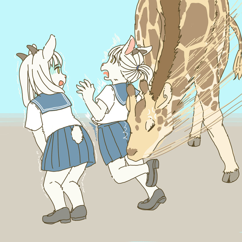 「笑ってはいけない ケツキリン 」|エカキ510（生物模倣組合）のイラスト