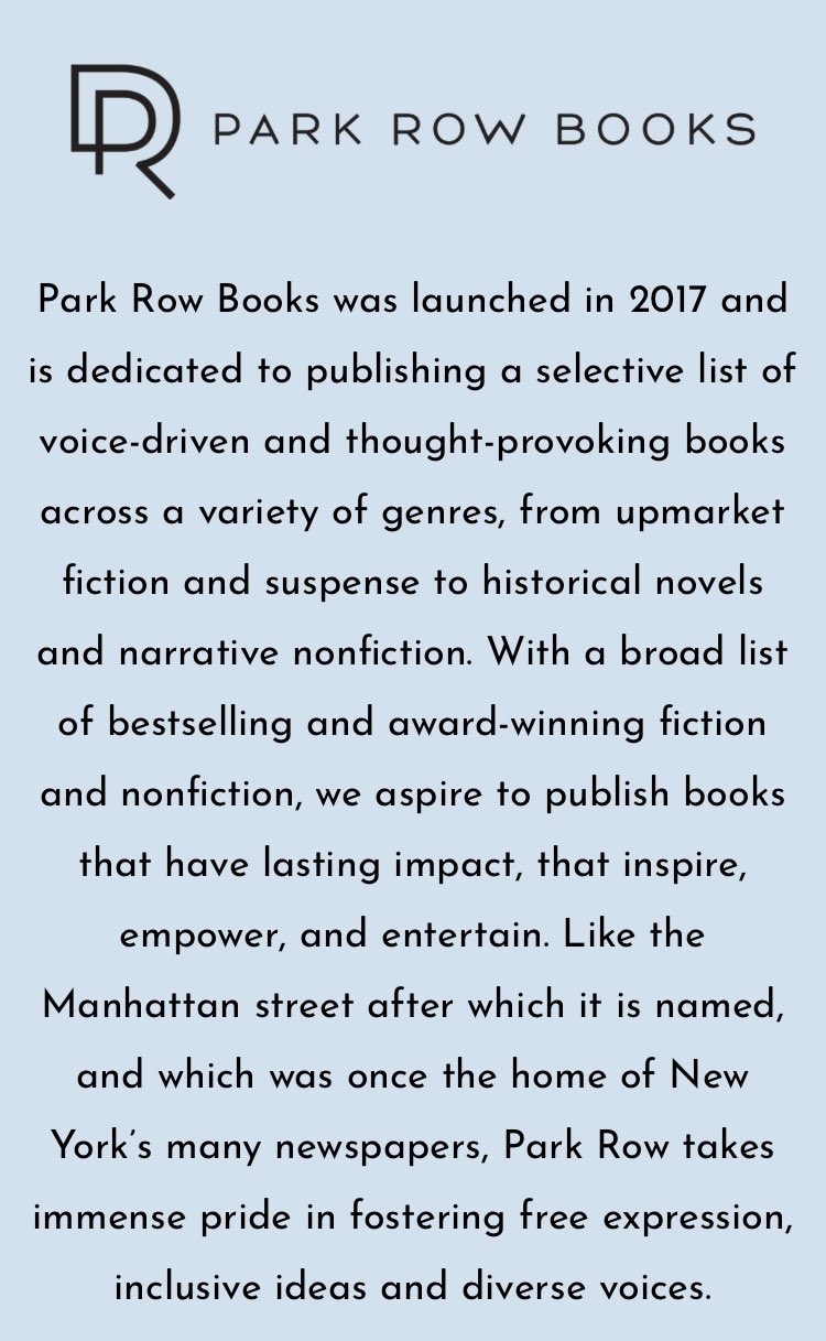 Park Row Books on Twitter "🌟Check out our new and improved website!🌟