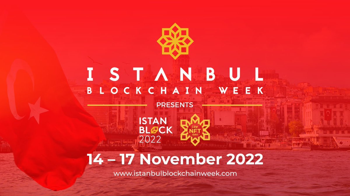 mesgo_'s tweet photo. Blokzincirin devleri ve web3 profesyonelleriyle tanışmak ister misiniz?

➡️ https://t.co/yGbkqnv0xZ

İstanbul Blockchain Haftası'na 4 bilet kazanma şansı için;

✅ @istanbulBW‘i takip edin,
✅ Bu tweeti RT’leyin ve beğenin,
✅ İki arkadaşınızı etiketleyin.

Bol şans!
#IBW22 #Web3 https://t.co/s4BRz1hUdd