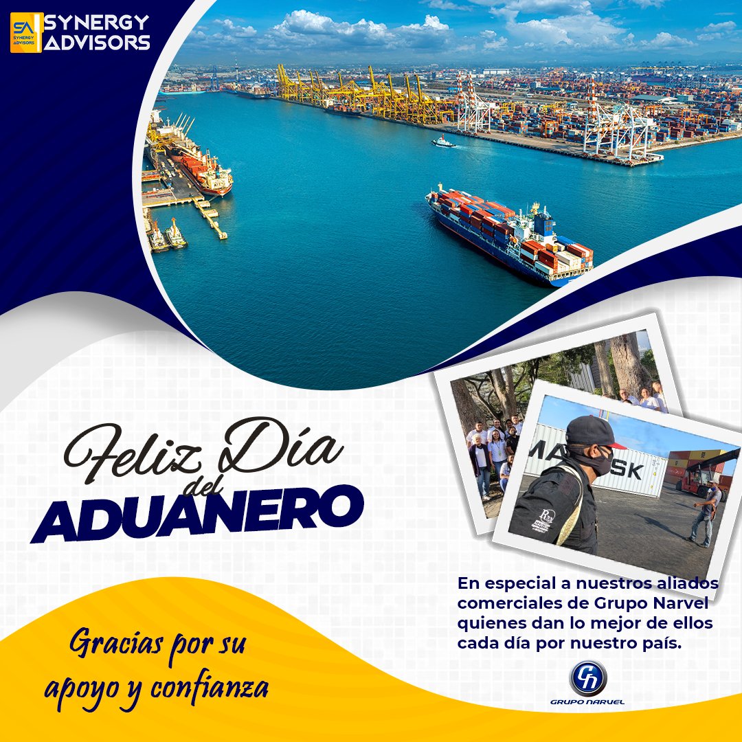 SynergyAdvisor1's tweet photo. Cada 21 de septiembre se celebra en Venezuela el Día Nacional del Aduanero, en honor a esa gran familia de hombres y mujeres que con su trabajo cotidiano, mística, amor y entrega garantizan la gestión del comercio internacional, la exportación, importación, https://t.co/heGY0Rixqw