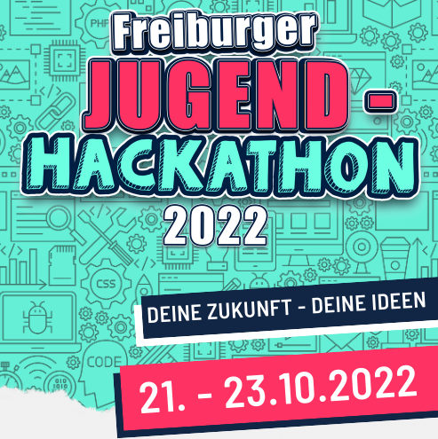 JETZT ANMELDEN
21.- 23.10.2022 Freiburger JugendHackathon
Sei Dabei…
… wenn Du älter als 12 Jahre alt bist.
… wenn Du Lust auf drei Tage Basteln, Bauen, Programmieren, Löten, Erfinden und Teamwork hast.
#jhw #freiburg #hackathon jugendhackathon.de