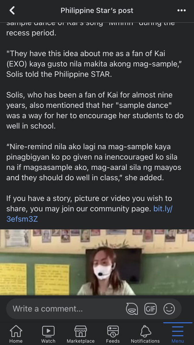 aeriyaphixoexo's tweet photo. Guys, I made it to @PhilippineStar 😭 Thank you so much for the appreciation. 💙 Thank you for existing, @weareoneEXO. Thank you for giving us “MMMH,” KAI 😭 https://t.co/O2up5e2APr