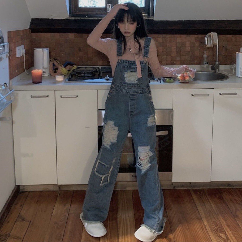 mounraise's tweet photo. ⭐️Overall Ripped &amp; Patch

Link : https://t.co/k4czCDODtz https://t.co/gZiQpssn1E