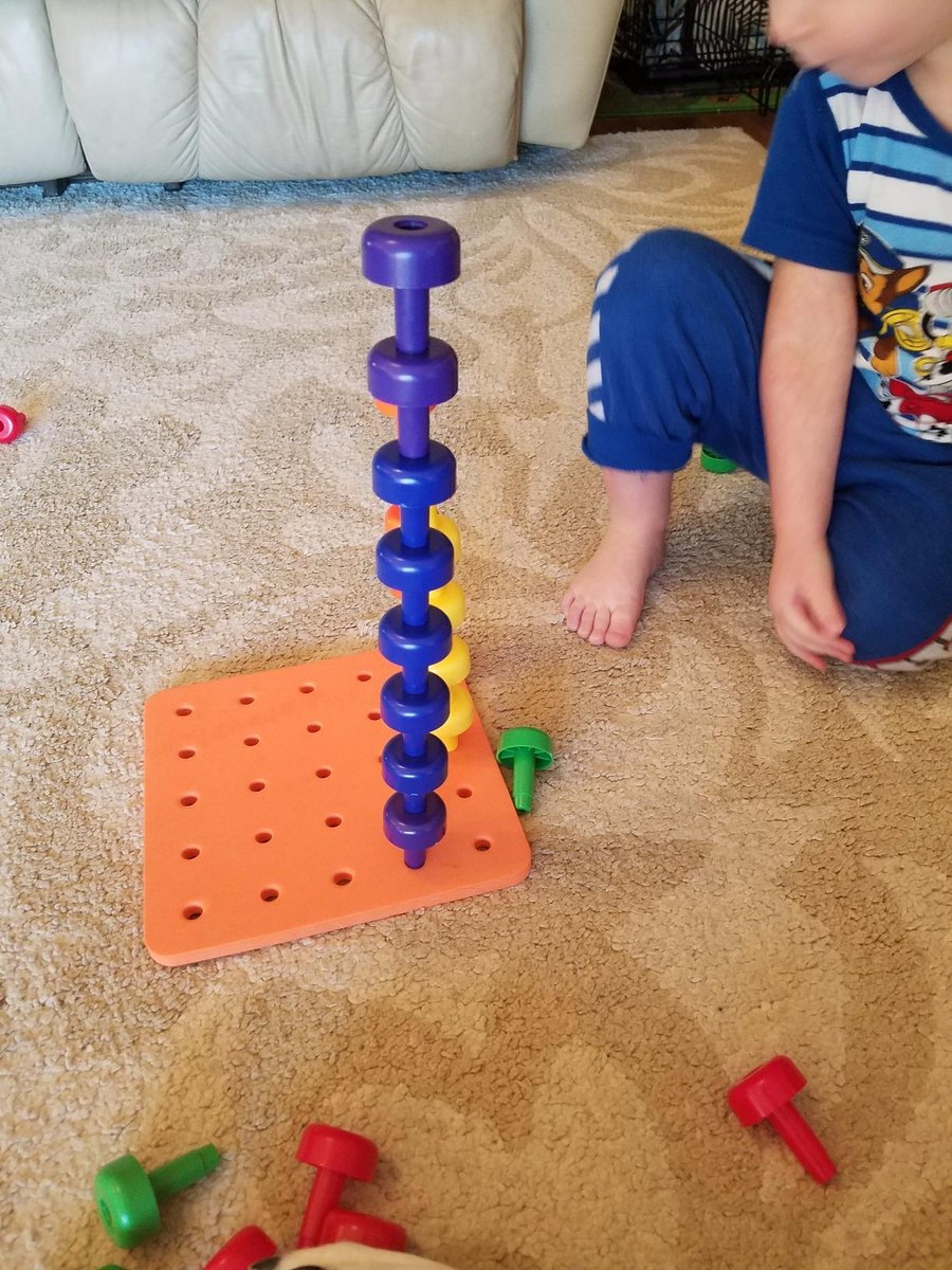 It's Stacking Time! Create hours of play and learning with our pegboard sets. 

Available on Amazon 👉️ amzn.to/2N5ODVE