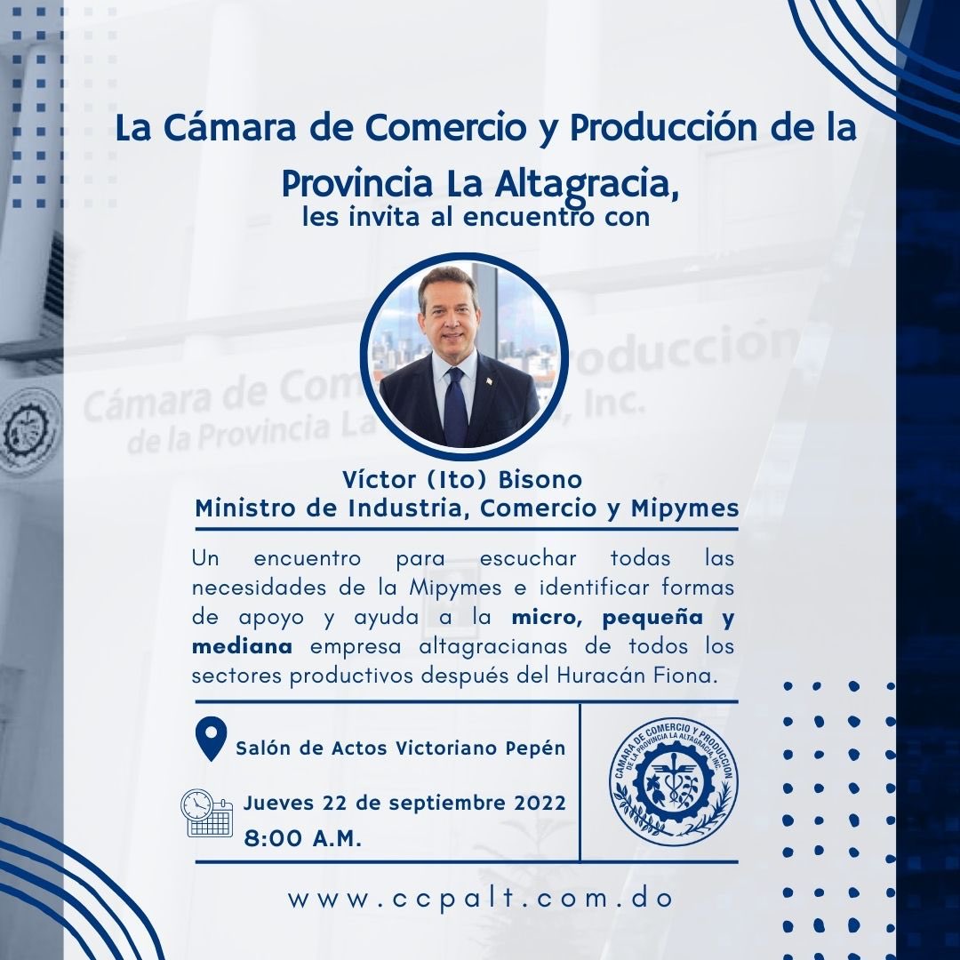 Encuentro con sector productivo de la provincia la Altagracia!