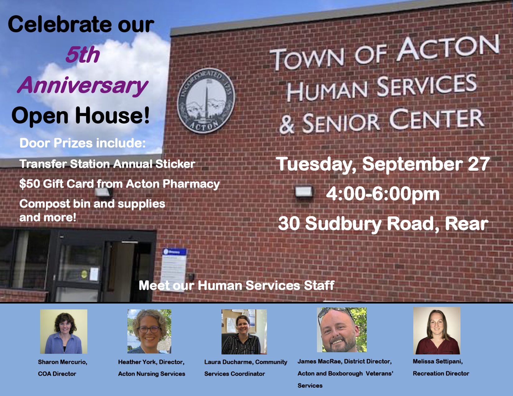 Town of Acton, MA on Twitter "Acton's Human Senior Services and Senior
