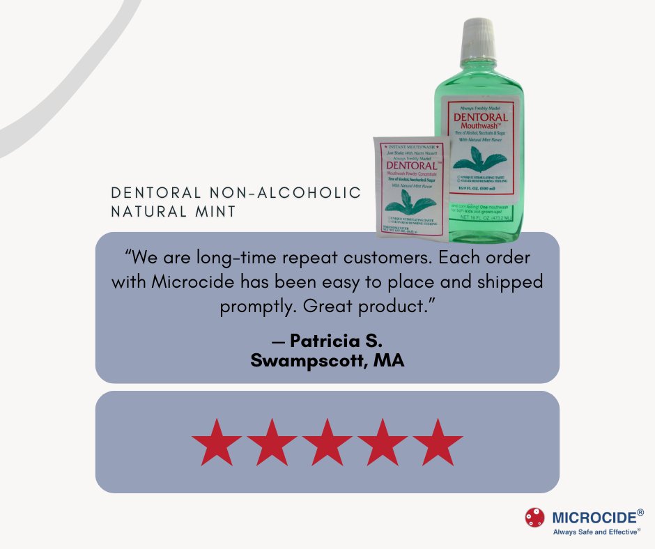microcide's tweet image. Our goal is always to provide products that help protect you from viruses and bacteria while delivering the best experience we can. Thank you for being a repeat customer! 🙌🏽

#review #testimonial