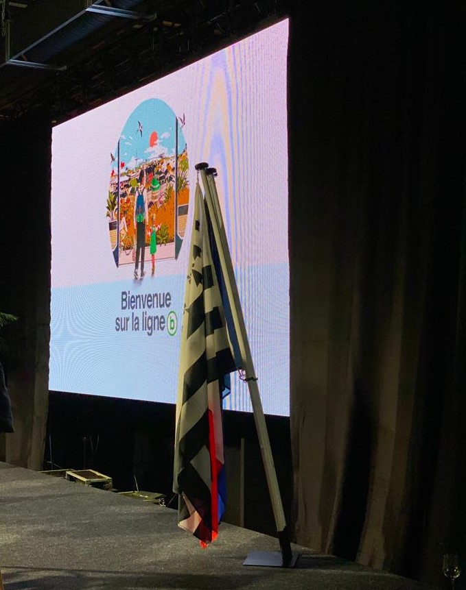 FrancoiseGatel's tweet photo. [Métro Ligne b]🚇
Inauguration de la ligne b du #metro de #Rennes.
Un bel outil de mobilité pour une ville apaisée mais qui doit sortir du cœur de la métropole pour se connecter au bassin de vie et diminuer la voiture solo.
#mobilités @CBeaune https://t.co/GB8xYK9WWC