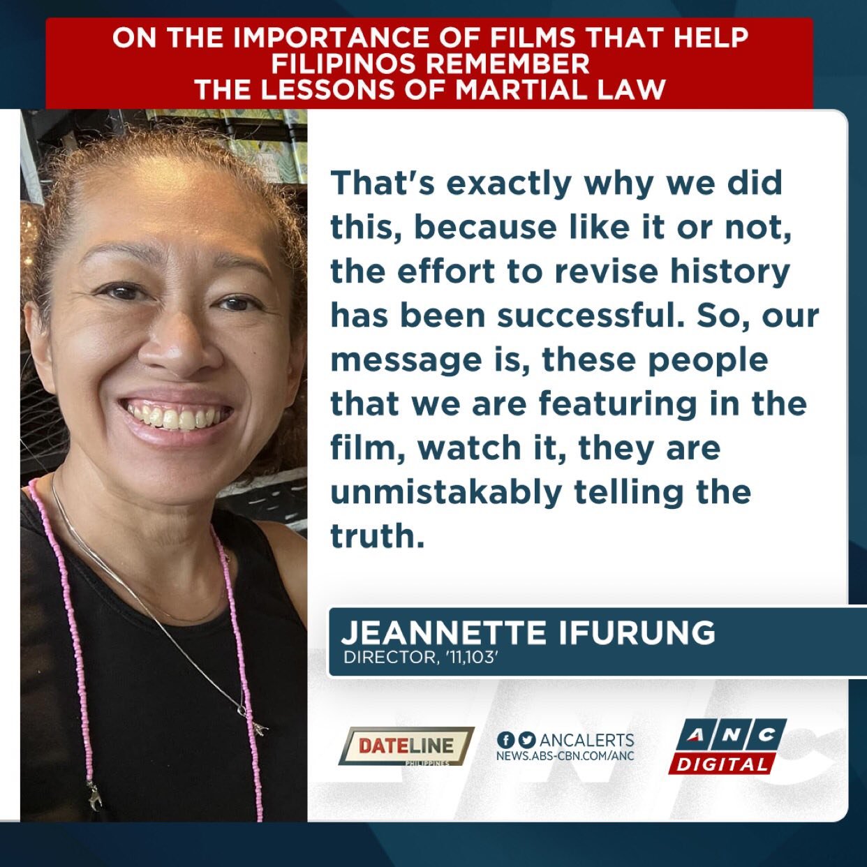 ABSCBN News Channel on Twitter "The directors of the docufilm