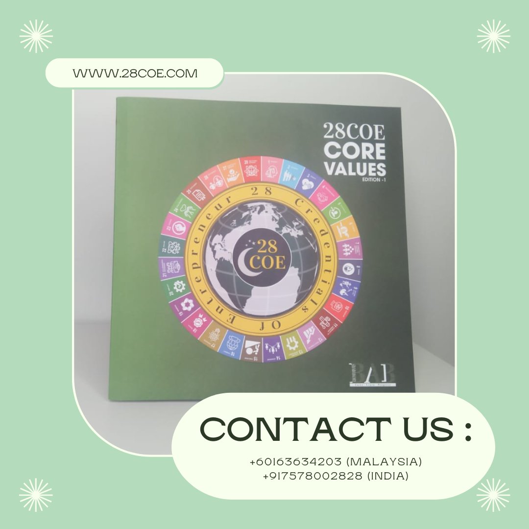 28Coe's tweet photo. The 28 Core Values that define who we are. Read them in our book. Visit : https://t.co/GMmUQmjWG1

#28COE #28CoeCoreValues #28coevideo
#28CoreValuesBook #28coegrandevent
#28COEBooks #buy28COEBooks #28COEWebsite
#BAB #BilalAhmadBhat #PinK #28Colors https://t.co/KCSSyK3AwX