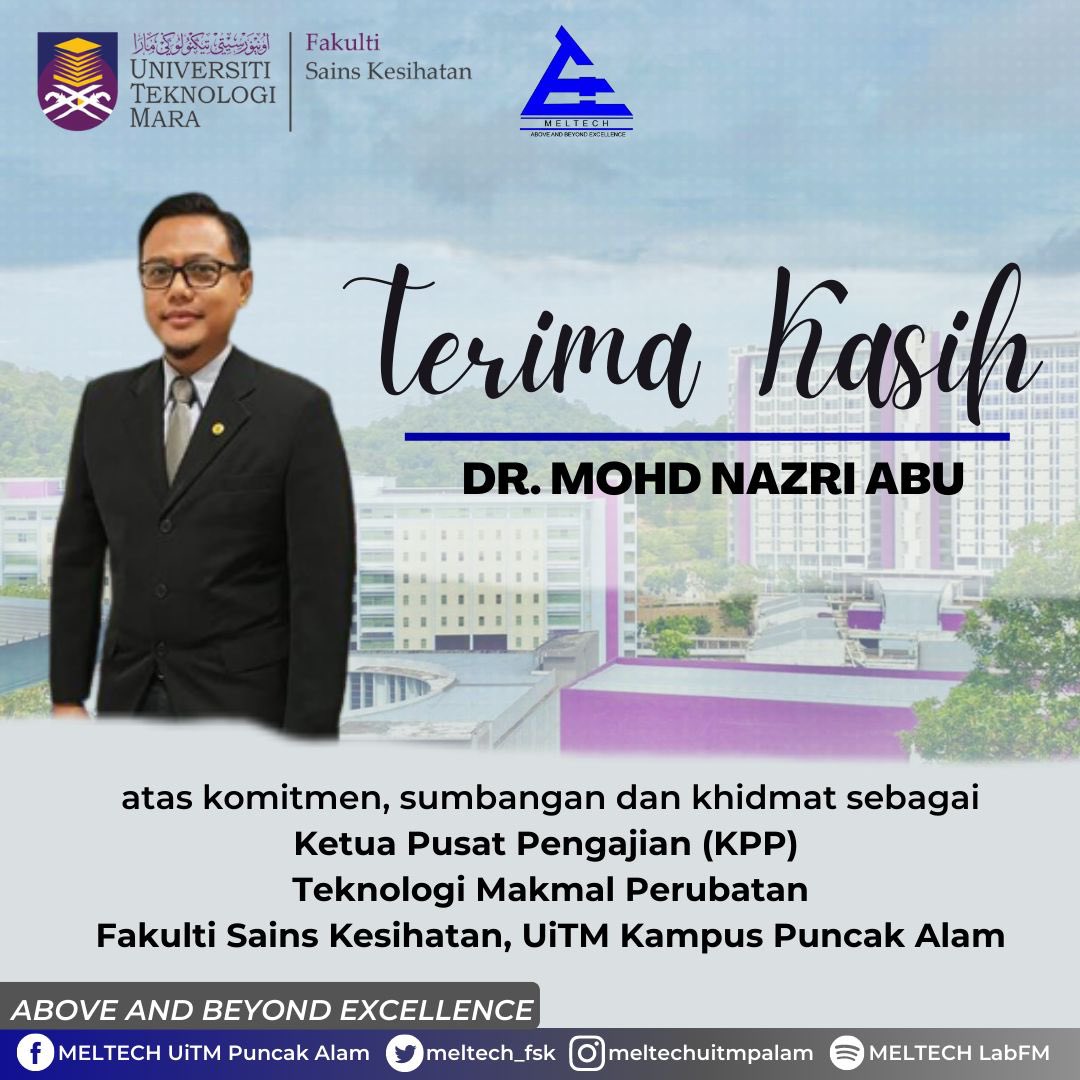 meltech_fsk's tweet photo. Assalamualaikum w.b.t.,
Salam Sejahtera dan
Salam UiTM Di Hatiku.

[UCAPAN TAHNIAH DAN PENGHARGAAN] https://t.co/EvSiWqBG4X