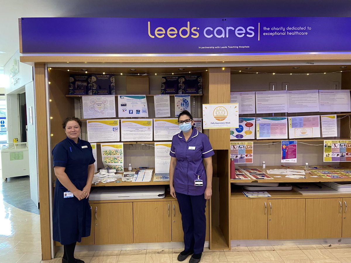Raising awareness about Falls and different contributory factors with HoN Kath #FallsPreventionAwarenessWeek <a href="/LTHTCorpNurse/">Corporate Nursing</a> <a href="/LTHCPT/">Continence Promotion Team</a> @FAW @PPSS