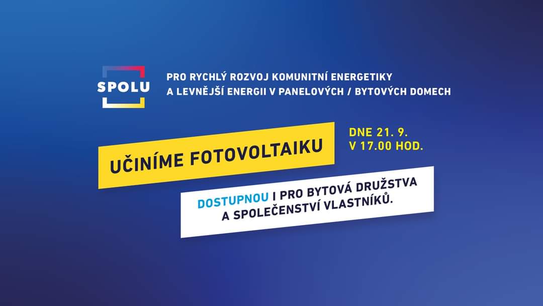 TOP09Ostrava's tweet photo. Zveme Vás na dnešní přednášku o komunitní energetice, kterou povede expert na energetiku, náš člen a kandidát, Ing. Daniel Minařík, PhD.

Místo konání: Kavárna Spolu, 28. října 61. https://t.co/1SJDgrpPKL
