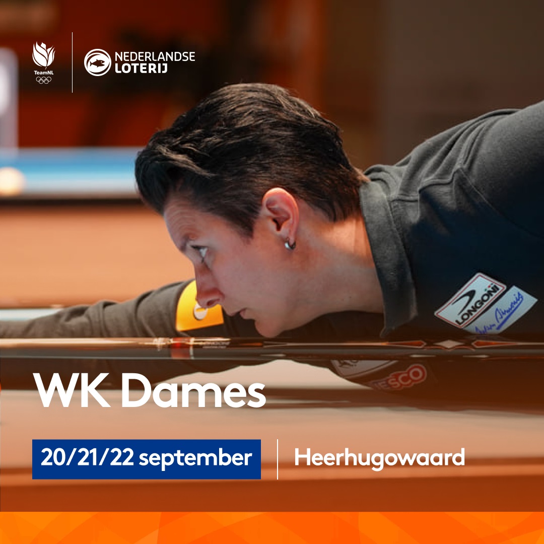 KNBB_biljart's tweet photo. Soepele start Koningin van het Driebanden bij het WK Dames in Heerhugowaard. Finaledag op donderdag vanaf 11:00 live op Ziggo Sport! https://t.co/UPqyXQ3XNj #knbb #biljarten #TeamNL #TeamNLbiljarten #TeamNLdriebanden #WKDames via @KNBB_biljart https://t.co/f9eCw7dchT