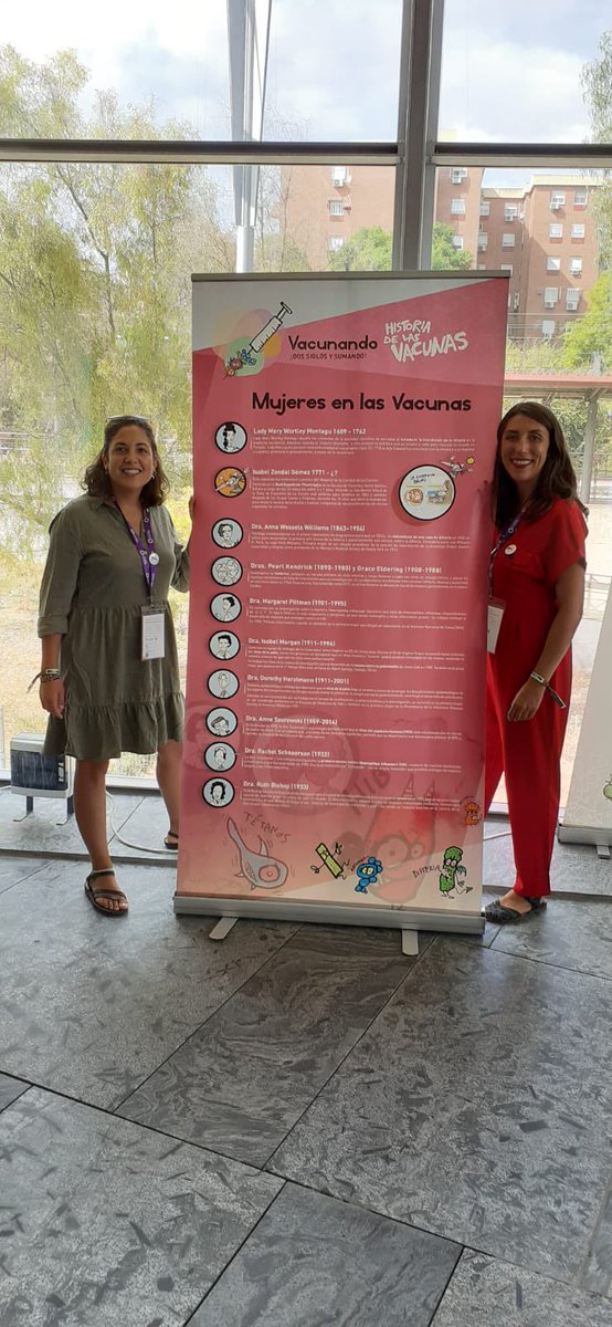 RBurdallo's tweet photo. Qué importante es que se hable y se sepa de las grandes mujeres científicas que forman parte de nuestra historia. Gracias @vacunando por tener esta gran expo en el #FIP2022 #CNF22 @Farmaceuticos_ https://t.co/9lrr4VrSqt