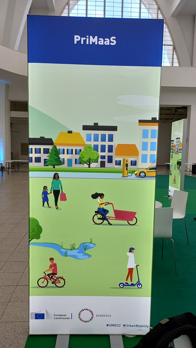 IPrimaas's tweet image. Come and join us at the exhibition area of #UMD2022. It's day 2⃣ of the Urban Mobility Days 2022 and our LP is here to tell you more about PriMaaS. #UMD22 #UrbanMobility #conference #mobility #sustainable
