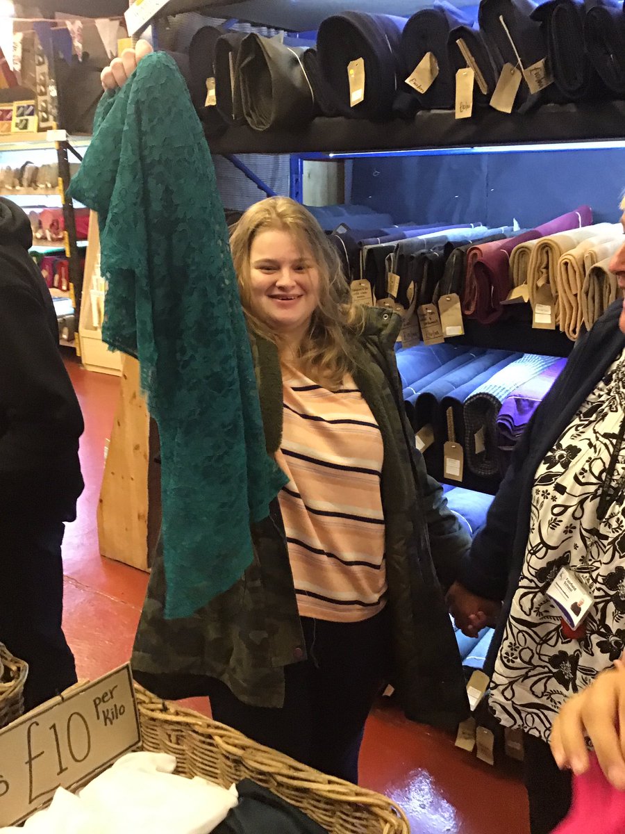 Fairfieldstweet's tweet photo. Students in Post 16-4 had a great day out @Fabworks_ Millshop to choose fabrics for this term’s fashion and textiles project! #fashion #textiles #fabworks https://t.co/Pvrjio95cl