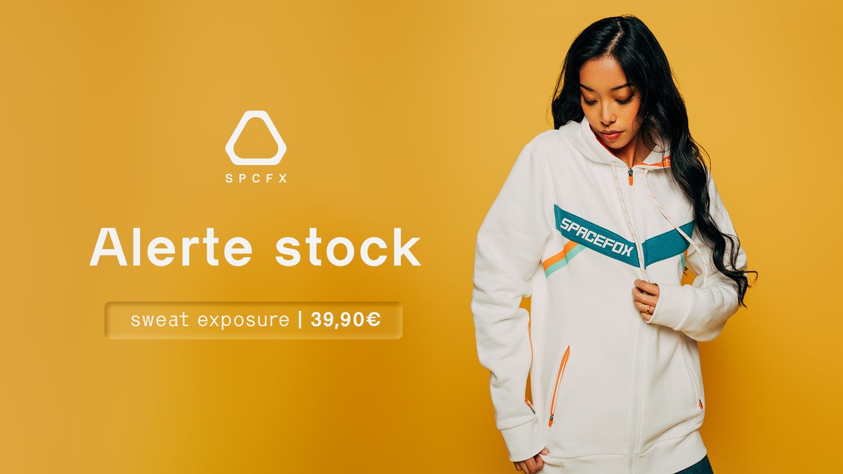Spacefox_shop's tweet photo. Les dernières tailles du sweat Exposure sont dispo ici : https://t.co/E3sqjVZGiO ⚠️ L'Exposure ne sera pas restocké ! #exposure #out #spacefox #spcfx https://t.co/w9K9XgeFmK