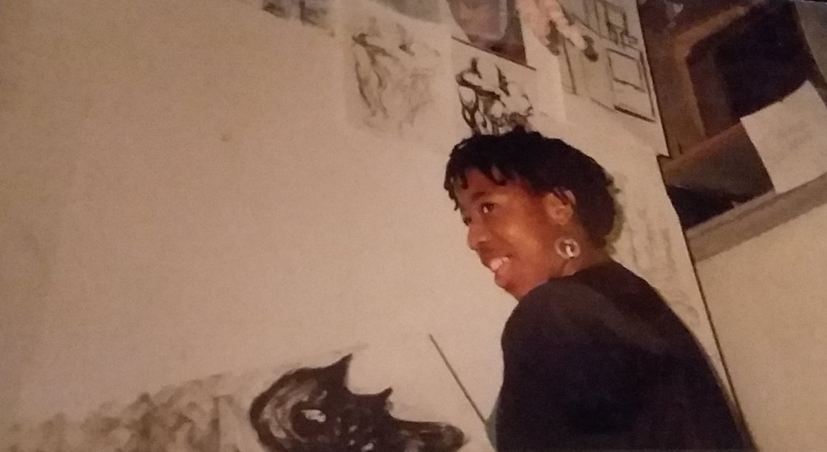 aabneyartist's tweet image. Why are you talking about the 1990s? These are some old photos of me. Please note that I have given away these items depicted in the photos. #communication #past #decadesago #black #female