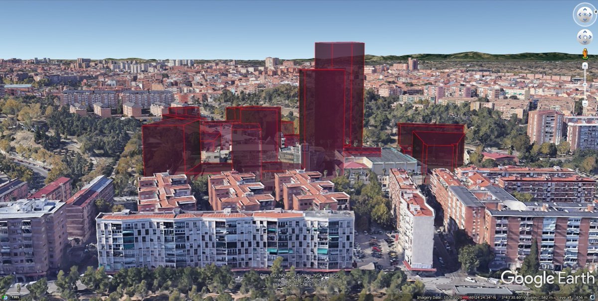 PelotazoErmita's tweet photo. En los planos del ayuntamiento, las torres del #PelotazoErmita parecen suaves colinas pintorescas. La realidad se parece más a esto: https://t.co/bAPiEoI2RY