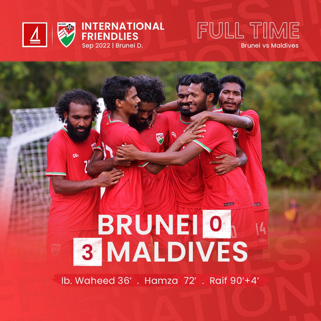 Full time! 🇧🇳 0 - 3 🇲🇻 ⚽⚽⚽
#internationalfriendly #bruneimaldives