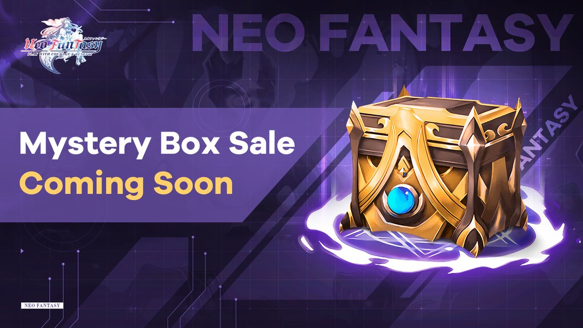 NeoFantasy_Game's tweet photo. 🎉#NEOFANTASY NFT Mystery Box Sale - 4 Rounds will be divided‼️

✅Only Whitelist addresses can participate‼️
💰10 addresses will be picked as Whitelist each day on Twitter
⏳Sept 21 - Sept 24

❤️Day1⃣: Like, RT, @ 3 friends, Leave BEP20 address
➡️Details: https://t.co/sBpDRCr8ob https://t.co/cdLnqCctGO