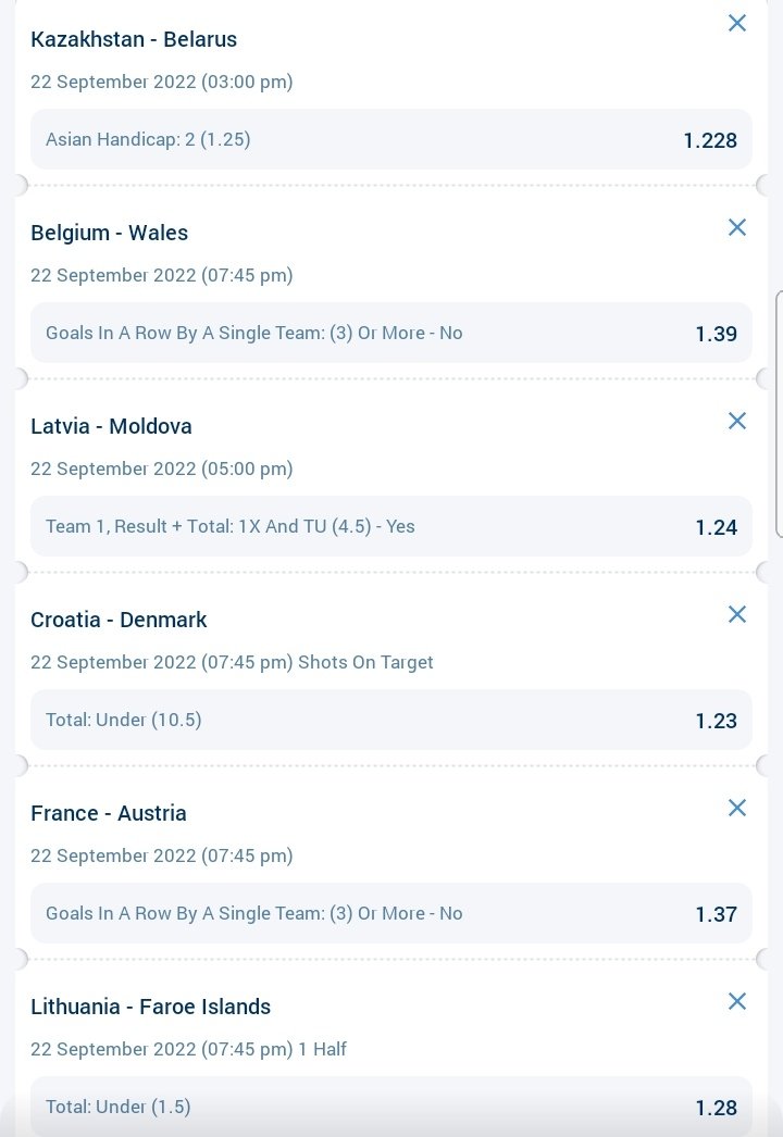 MisturBets's tweet photo. INTERNATIONAL BREAK ACCA:
*19 Events
*111 Odds
1xBet Booking- "QCKHX"
Get On π https://t.co/fzjo7y2X5c
#Misturbets https://t.co/eTSaj1B1Bf