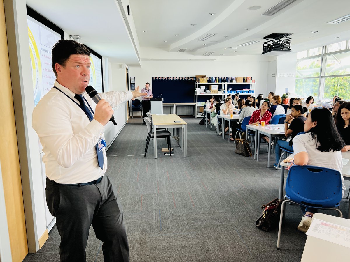 Our Elementary parents learnt more about The Primary Years Programme (PYP) earlier today, as PYP coordinator Michael Hughes provides deeper insight into the learning that takes places in this non-traditional framework.

#SAISRocks #CognitaWay #StamfordElementary #StamfordParents