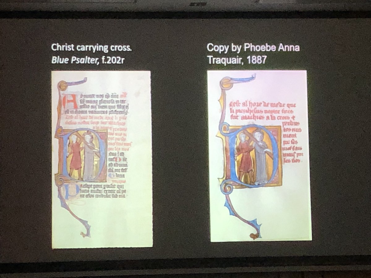 Brilliant 1st session, day 2 of the international trade in pre-modern mss 1890-1945 conference <a href="/IES_London/">IES</a> <a href="/cultivate_mss/">CULTIVATE MSS</a> #ruskin blue psalter, #Morgan loan to <a href="/britishmuseum/">British Museum</a> for the ‘English’ Bedford Hours (#chesterbeatty subscriber) &amp; ME mss in the US (or not)