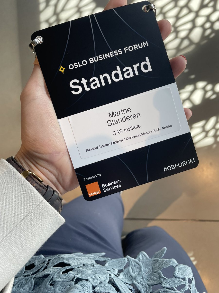 Checking in <a href="/obforum/">Oslo Business Forum</a> #OBF #obforum