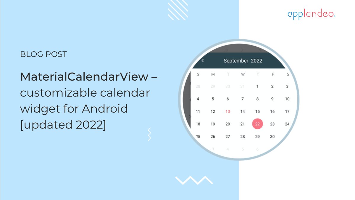 applandeo's tweet image. Would you like to build a simple calendar app? Our newest article shows the implementation in Kotlin based on our previous project. Check it out to run it yourself: bit.ly/3LxeEeH

#android #kotlin #calendarapp #appdevelopment