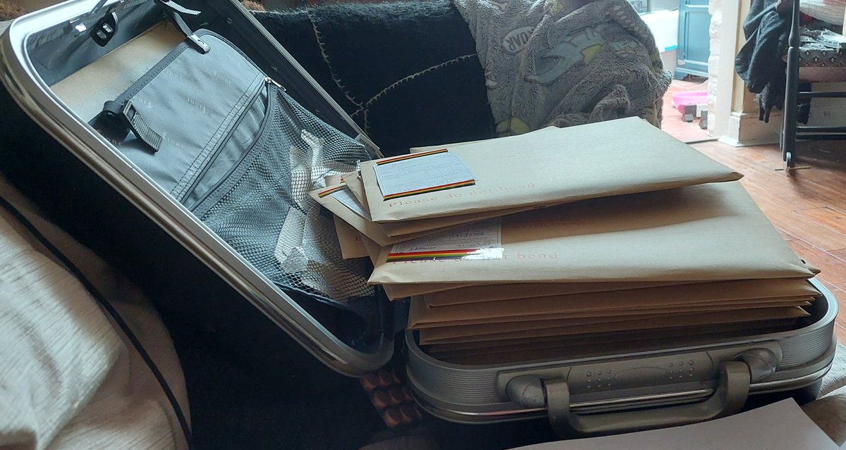 NCCbyKimberley's tweet photo. Going anywhere nice? Just the Post Office 🙈😅 #WheresWatto #CantDrive https://t.co/X1PNuggSJY