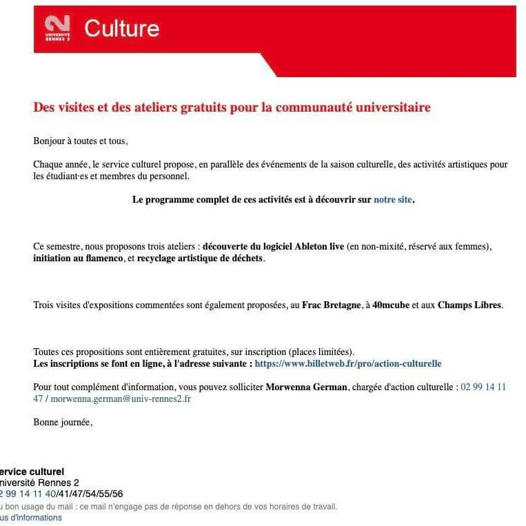 UNIRennes's tweet photo. ⚠️ Ateliers en "non mixité, réservés aux femmes" :c'est à dire interdits aux hommes sont proposés par l'administration de Rennes 2.
Nous dénonçons cette discrimination incompréhensible et purement idéologique de la part d'une université. https://t.co/WicXotkBnv