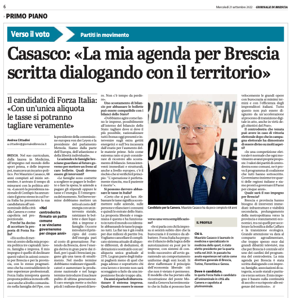 Dopo una full immersion di incontri in queste settimane di campagna elettorale, ho deciso di costruire un’Agenda Brescia, creata dal dialogo continuo con il territorio e le sue realtà ed istituzioni. 
#25settembre #IoVoto #Votacasasco #Elezioni2022  #Brescia #AgendaBrescia